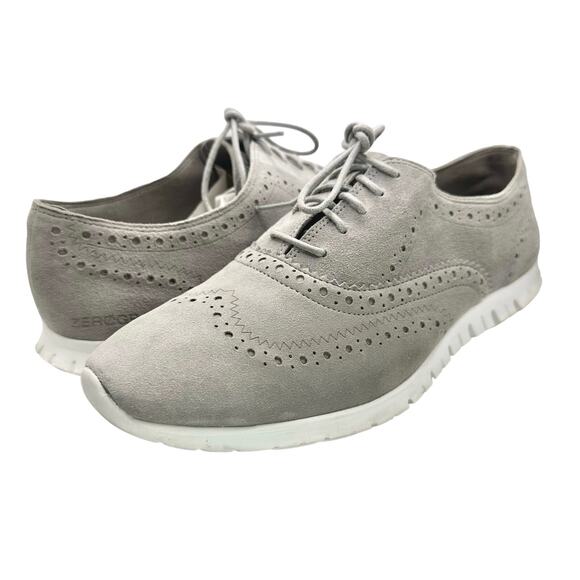 Cole Haan Shoes - Cole Haan | Women | Zero Grand Tour Gray Suede Oxford Sneakers | Size 10 B